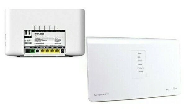 T-Com Speedport W921V 300 Mbps 4-Port 1000 Mbps Funk Router MODEM IP-Anschluss - Bild 4 von 4