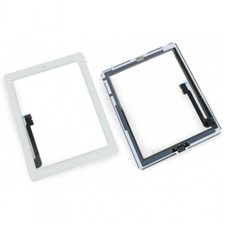 Ecran Tactile Pour IPAD 3,Adh sifs  Support Appareil Photo  Bouton Home,Blanc