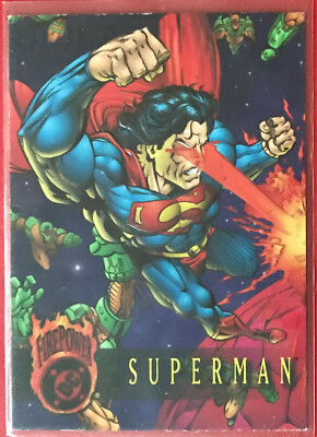 SkyBox 1996 DC Comics DC Outburst: Firepower Promo Card Superman