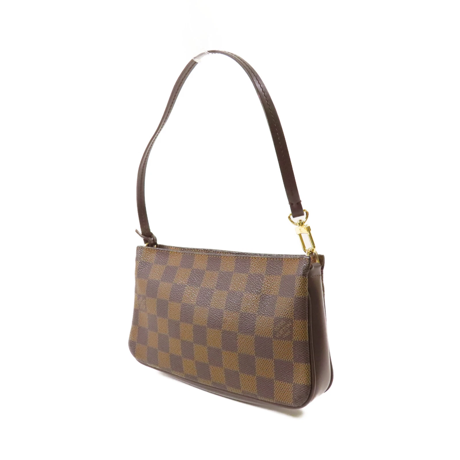 LOUIS VUITTON（LV） Pochette Louis Vuitton LV GHW accessori borsa a mano pochette N41206 marrone damier