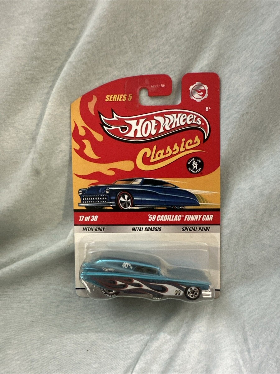 ホットウィール クラシックス '59 キャデラック ファニーカー チェイス Hot Wheels Classics Series 5 '59 Cadillac Funny Car