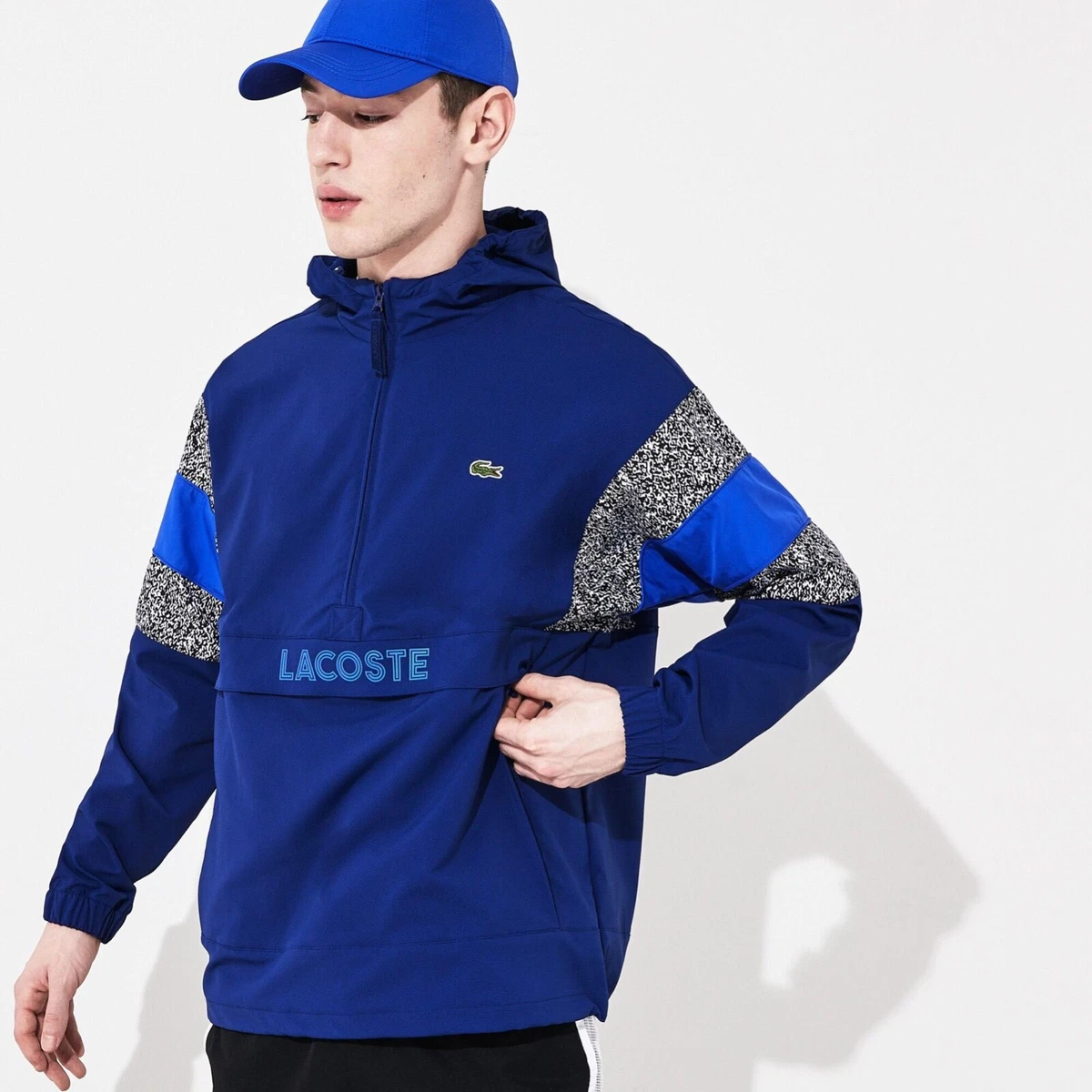 Lacoste taffeta windbreaker deals