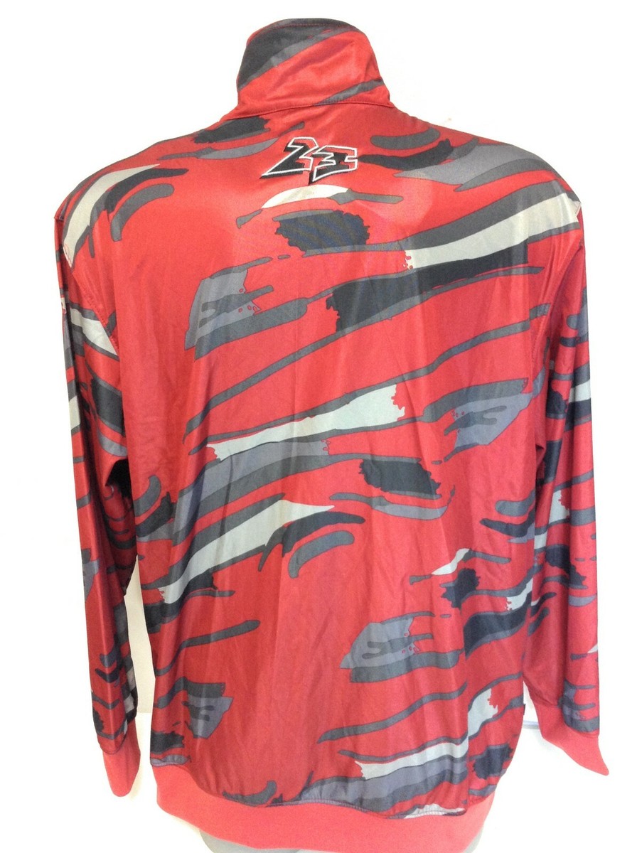 Mens Vintage Nike Jordan VIII 8 Red Black Camo 2007 228570 648 Zip