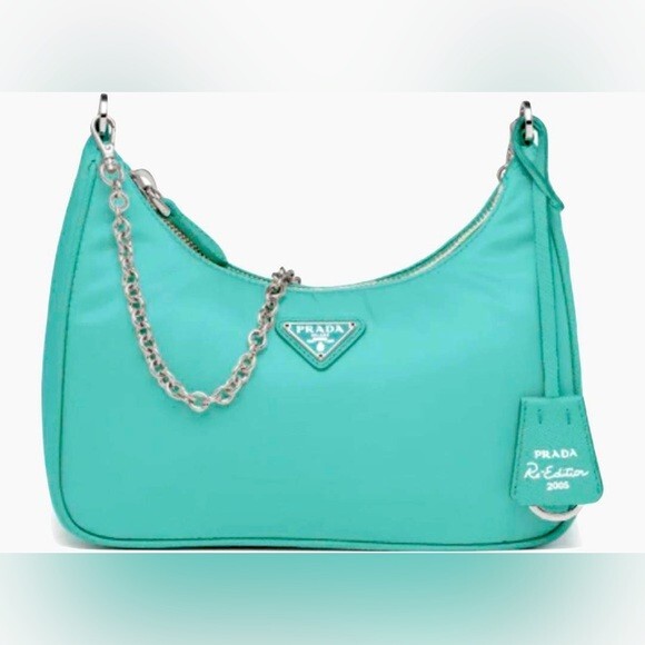 Rare & Authentic Prada Re-Edition 2005 Nylon Bag in Jade Rare & Authentic Prada Re-Edition 2005 Nylon Bag in Jade