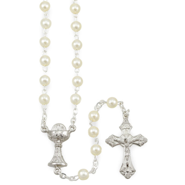 Rosary Pearl Beads First Communion