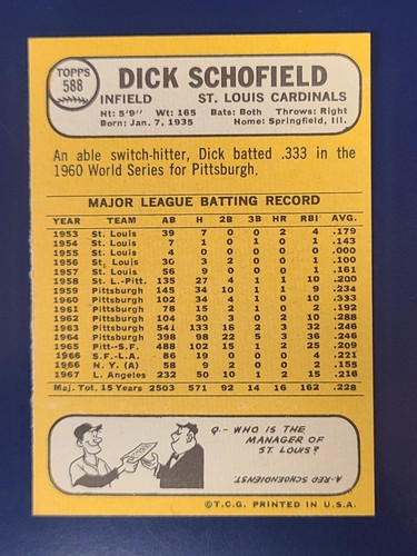 Tarjetas de béisbol Topps 1968 completan tu conjunto que elijas #458 - 598 alto # - Imagen 261 de 281