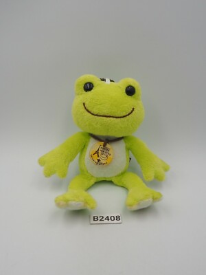 Pickles The Frog Paris B2408 Bright Green Nakajima 1994 Mascot 6'' Toy Doll Plush