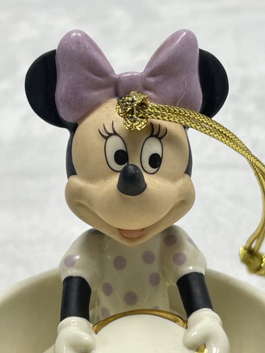 Lenox Disney A Teacup Ride With Minnie Mouse Christmas Ornament NO BOX / RARE - Picture 2 of 16