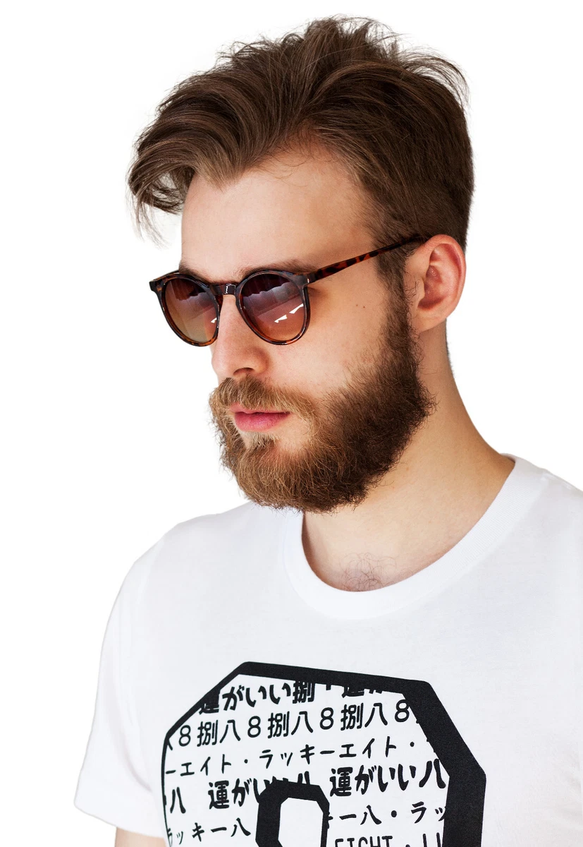 Mens round sunglasses clearance tortoise