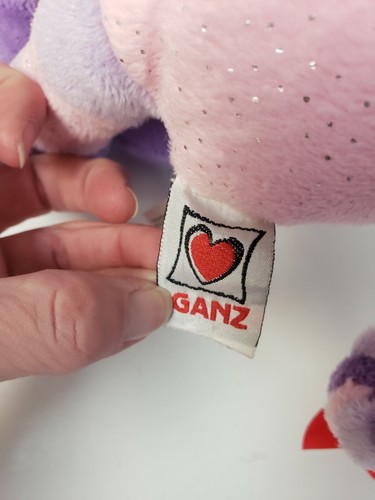 Ganz Webkinz Pink & Purple Mystic Pony Plush No Code Braided Tail - Picture 9 of 10