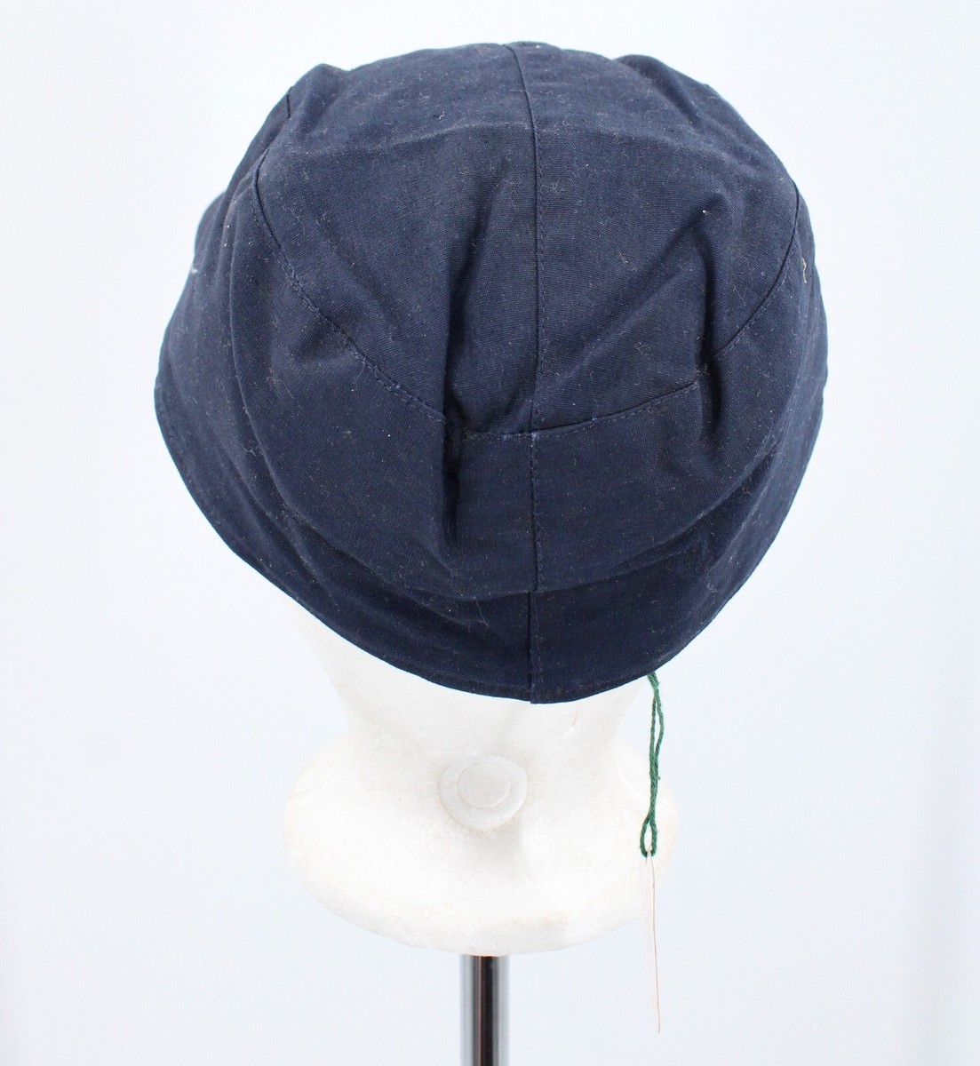 Men's NOS VTG 1930s Navy Blue Cotton Cap Sz 7 1/4 Hat 30s | eBay