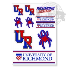 University of Richmond NCAA Spiders A4 High Quality Printed Vinyl Decal Sticker