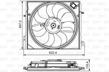 VALEO KÜHLER-LÜFTER MOTOR ELEKTROLÜFTER pa...