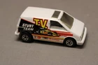 HOT WHEELS T.V. STUNT TEAM VAN 1985 HONG KONG 1/64 FRICTION DRIVE VINTAGE c