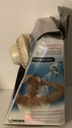Moen Revolution Massageduschkopf mit Kieselakzenten #21070W Beige - Bild 3 von 10