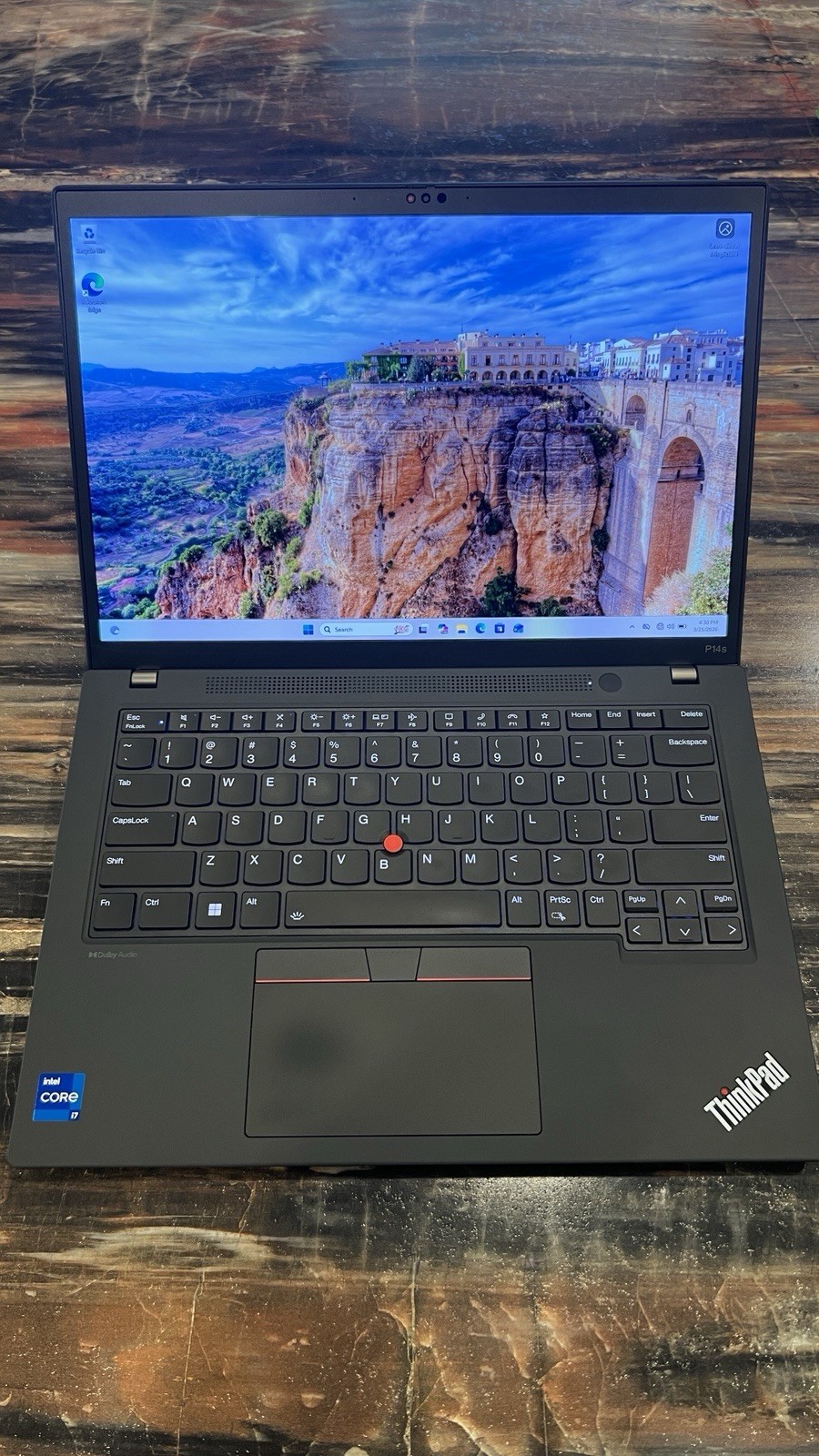 Lenovo ThinkPad P14s Gen 4, 14-Inch Laptop, with Intel Core i7 13th Gen., 1 TB SSD (Solid State Drive), Windows 11 Pro