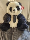 Ty Classic Ping Pong Panda Plush 13” Vintage 1988 Polka Dot Ribbon Tag Attached