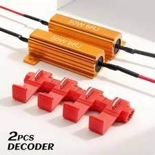 2x 3157 4157 Load Resistor For Switchback Led Turn Signal Light Hyper Flash Fix