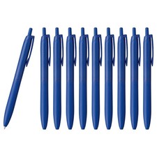 Mitsubishi Jetstream Lite Touch Ink Ballpoint Pens 10 Count 0.5mm Blue