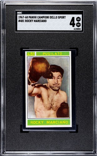 Rocky Marciano #481 1967 Panini card