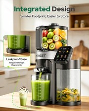 100 oz Cold Press Slow Juicer Machine 6.5" Extra Wide Chute 3-in-1 Smart Touch