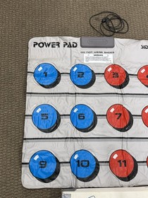 Nintendo Power Pad Mat Controller for NES w/ Box and Game see pics