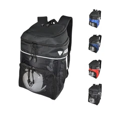 Vizari Black Sport Equipment Bag Organized Gear Storage for Soccer Players