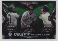 2019 Bowman Draft Green Refractor 41/99 Hunter Bishop Joey Bart #DPR-SFG 0q21