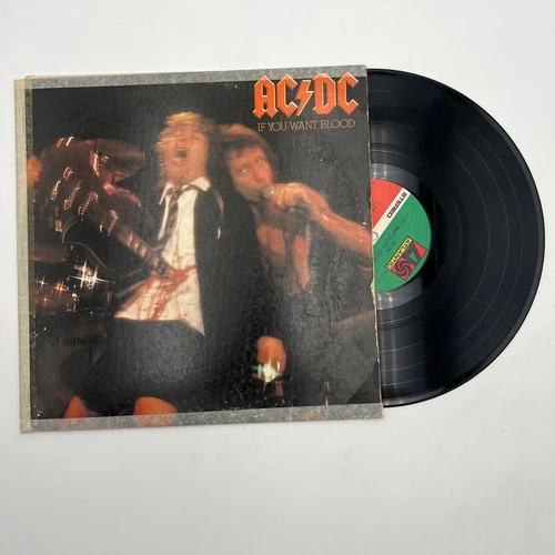 AC/DC If You Want Blood LP 1978 US Press Atlantic SD 19212 Hard Rock