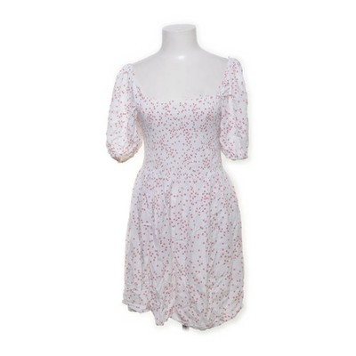 Earth Angel, Kleid, Größe: M, Weiß/Mehrfarbig, Viskose, Gepunktet, Damen #DSe