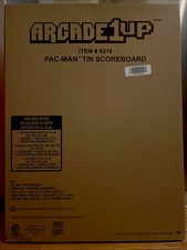 PACMAN ARCADE 1UP Metal Tin Scoreboard #8216 ...