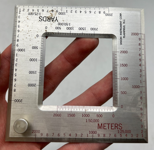 Union Instruments NJ Map Scale Reader Plotter Tool - 第 1/6 張圖片