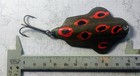 Vintage Wright & McGill? Fish Spoon, Frog Pattern, Metal — photo 3
