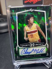 2025 Leaf Sports Heroes Cheryl Miller Auto Green Ice 8/9