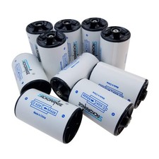 10 Pack AA to D Size Battery Spacer Converter Case, D Size Battery Adapter Sp...