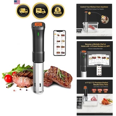 2.4G Wifi Cooker ISV-200W, 1000W Machine, Remote Control Immersion Circulator...