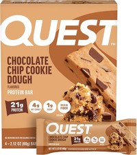 Nutrit Chocolate Chip Cookie Dough Protein Bars, Protein, 4, Net