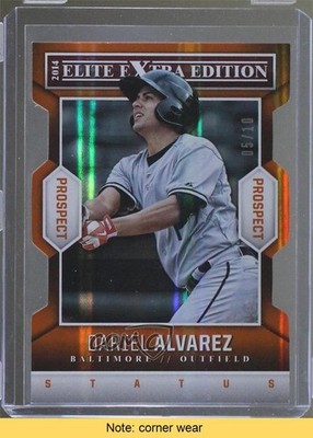2014 Elite Extra Edition Status Orange Die-Cut 5/10 Dariel Alvarez #70 READ 1j6