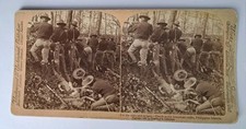 DEATH IN THE AMERICAN RANKS US ARMY PHILLIPINES STEREOVIEW 1899