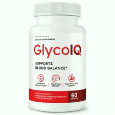 GlycoIQ Capsules, Glyco IQ Blood Balance Support for Overall Health (60ct)