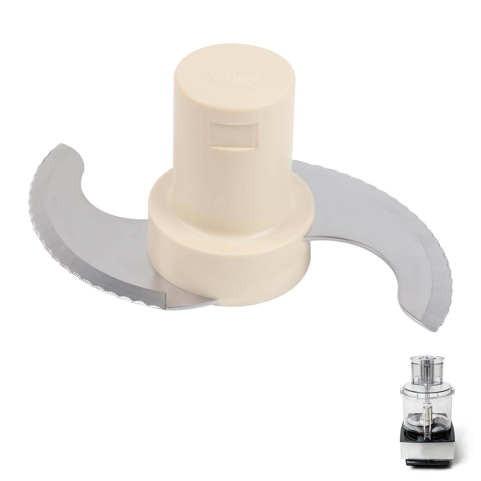 IWIWE DLC-001TXB Main Stainless Steel Chopping Blade Compatible 1, Silver