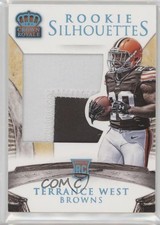 2014 Crown Royale Rookie Silhouettes RPS Blue Holofoil 27/49 Terrance West fm0