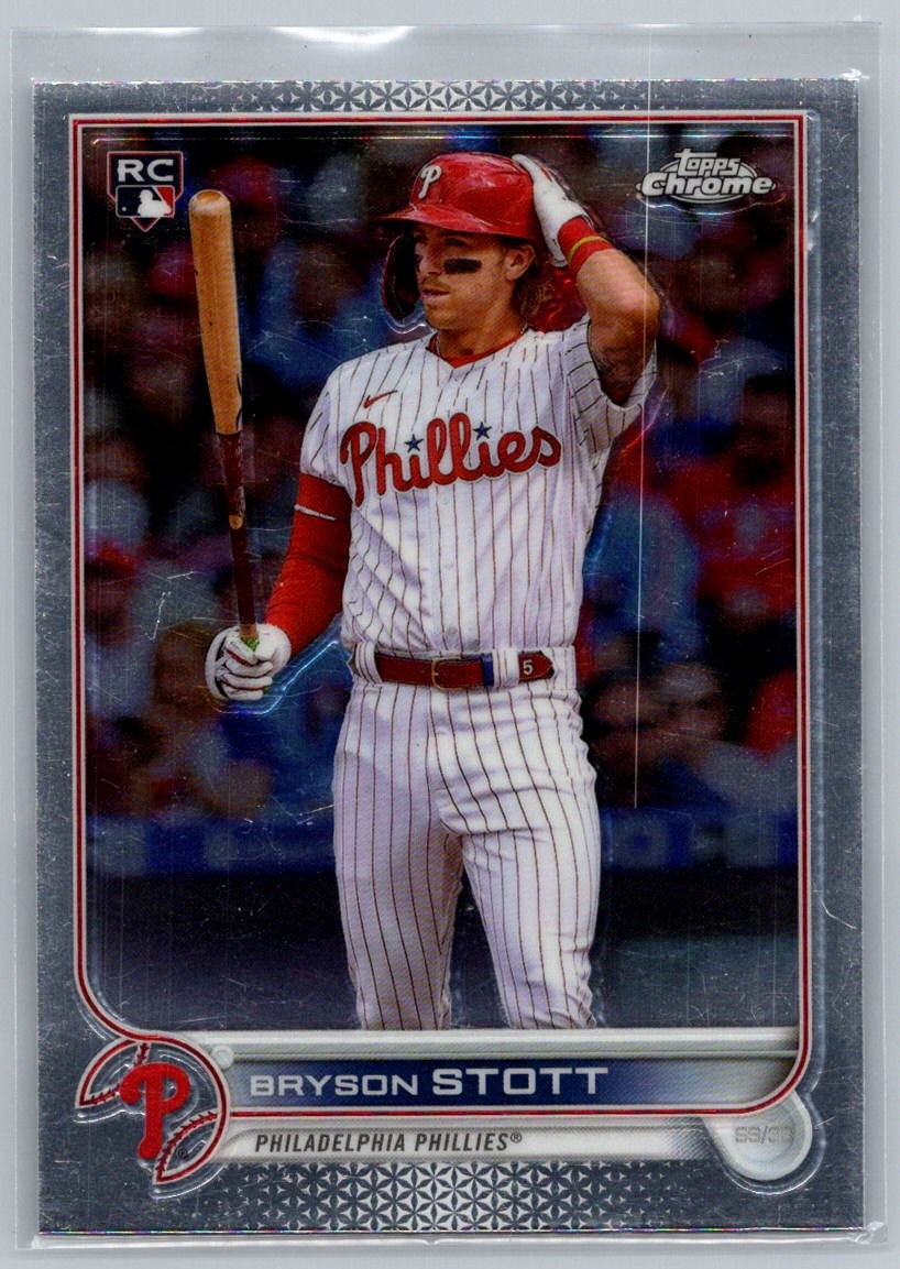 2022 Topps Chrome Update Bryson Stott #USC154 Philadelphia Phillies