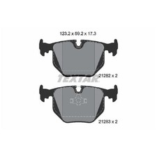 Satz Bremsbeläge Bremsklötze hinten für BMW 5-er E34 8-er E31 | 24492987