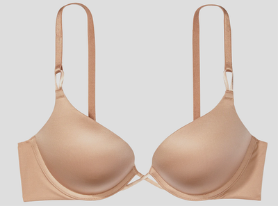 VICTORIA'S SECRET Bombshell Add-2-cups Satin Push Up Bra size 34 C