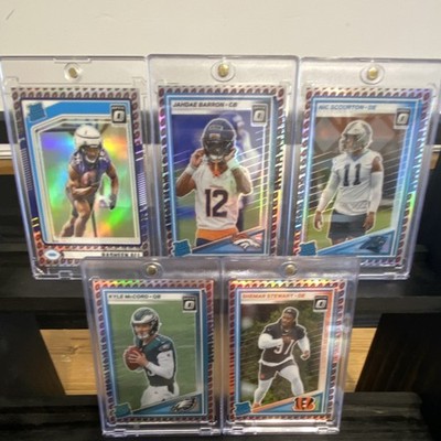 Donruss Optic NFL Rookie Card Lot 5 Barron Scourton McCord Stewart
