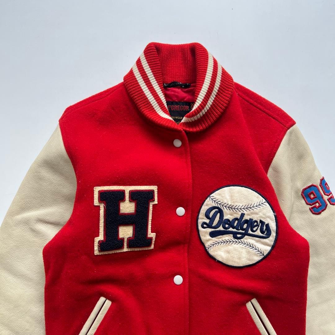 McGregor 80s Leather Wool Stadium Jacket Unisex S… - image 4