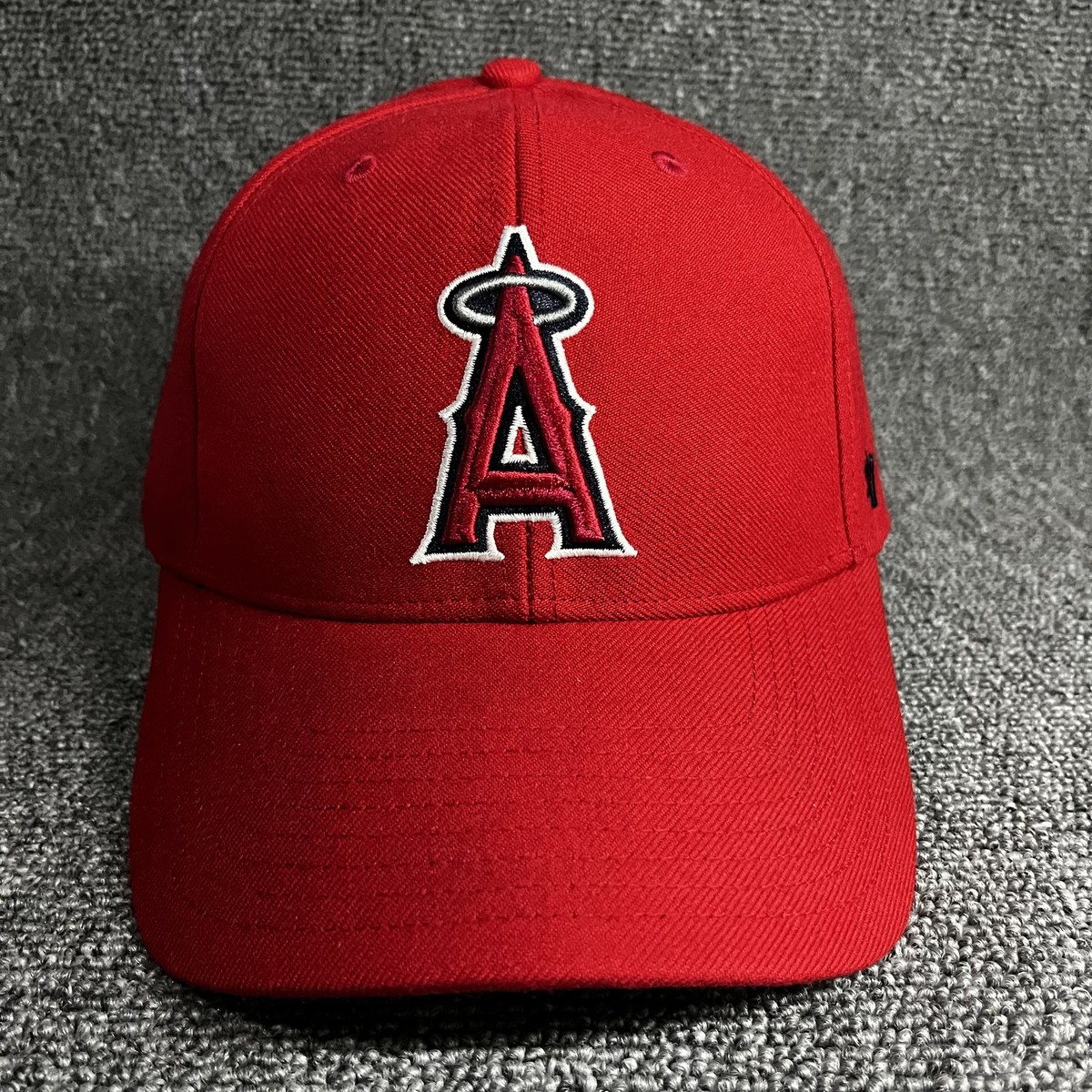 Los Angeles Angels '47 Brand MVP Hat Red Adjustable Strapback MLB Cap New