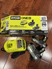 NEW RYOBI ONE 18V HP Starter Kit PSK1212SB 4.0Ah 2.0Ah Batteries Charger