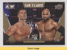 2021 AEW All Elite Wrestling Gold Frankie Kazarian Scorpio Sky Patch READ 6f8